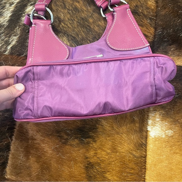 Vintage Prada Nylon and Leather Shoulder Bag - Picture 4 of 11